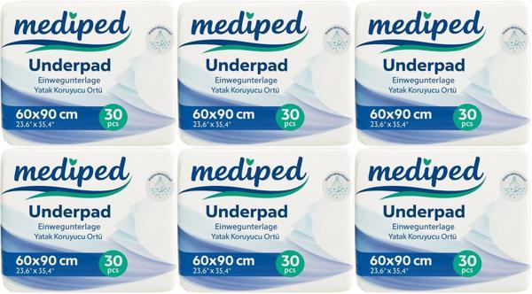Mediped Hasta Alt Açma Yatak Koruyucu Örtü 60*90CM Klasik 180 Adet (6PK*30) - Image 1
