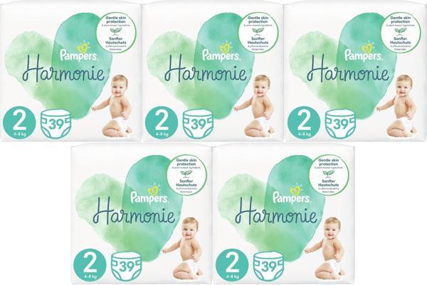 Prima Pampers Harmonie Bebek Bezi Beden:2 (4-8KG) Mini 195 Adet Mega Ultra Fırsat Pk - Image 1