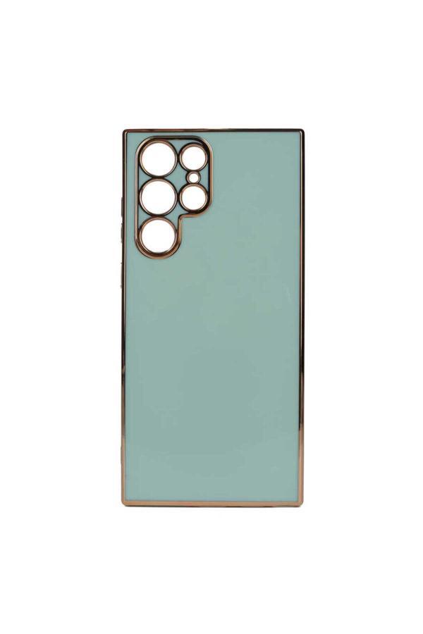Kılıftech Galaxy S22 Ultra Uyumlu Zore Bark Kılıf-Açık Yeşil - Image 1