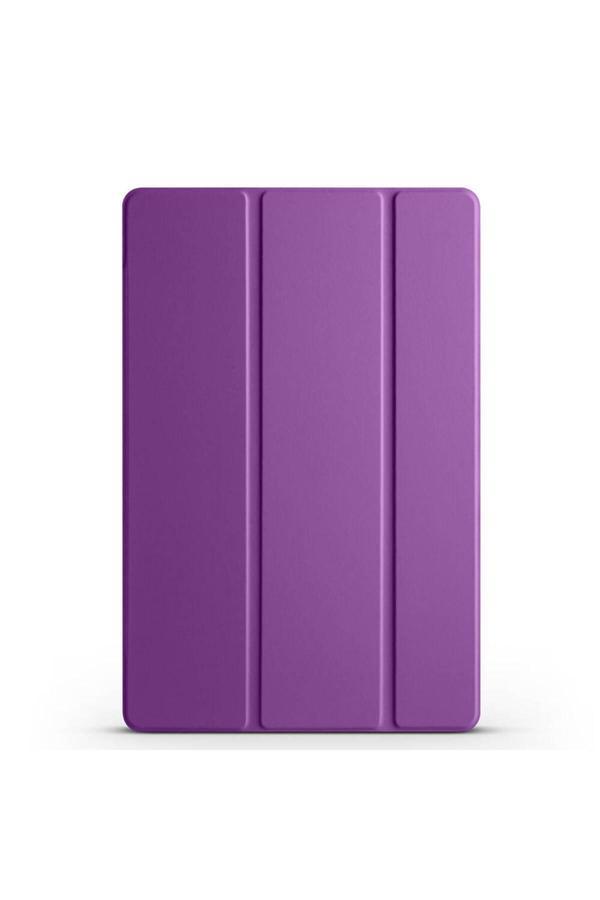 Kılıftech Galaxy Tab A9 Plus Uyumlu Zore Smart Cover Standlı 1-1 Kılıf-Mor - Image 1