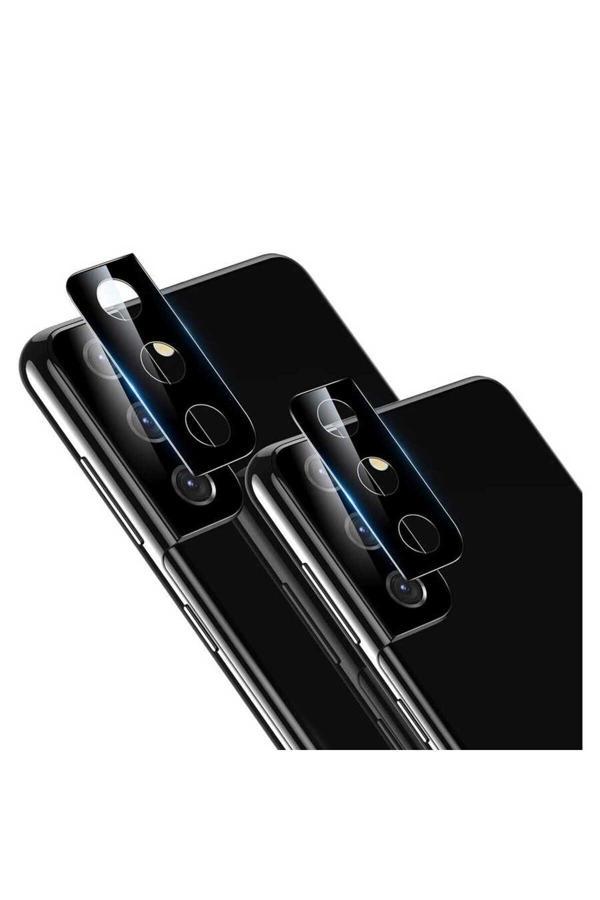 Bbs Teknoloji Grup Galaxy S21 Plus Uyumlu Zore Kamera Koruyucu Cam Filmi-Siyah - Image 1