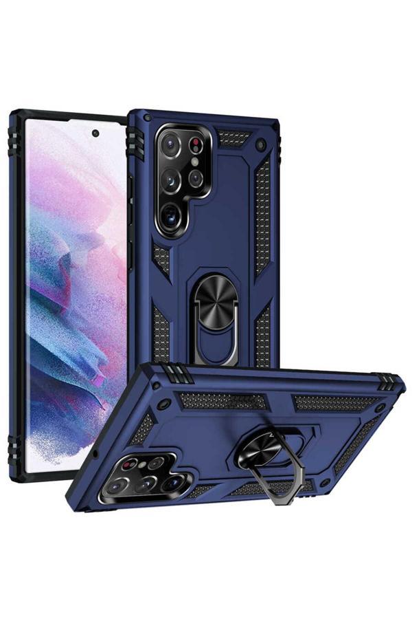 Zore Galaxy S22 Ultra Uyumlu Zore Vega Kılıf-Mavi - Image 1