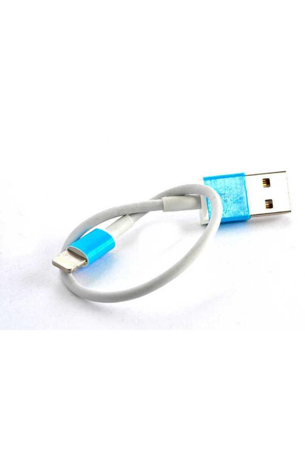 Kılıftech Beyaz Lightning Beyaz 25-30 Cm Kısa Usb Kablo - Image 1