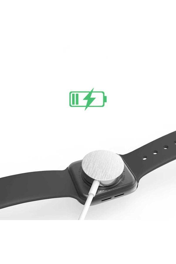 Kılıftech Beyaz Apple Watch Uyumlu Usb Şarj Kablosu- - Image 1