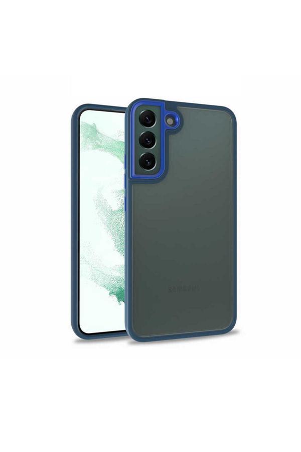 Zore Galaxy S22 Uyumlu Flora Kılıf-Mavi - Image 1