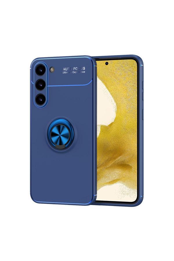 Zore Galaxy S23 Uyumlu Zore Ravel Silikon Kılıf-Mavi - Image 1