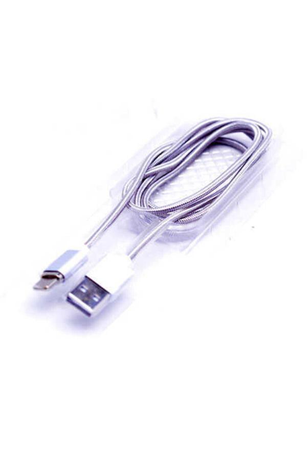 Kılıftech Gri Metal Manyetic Uçlu Lightning Usb Kablo - Image 1