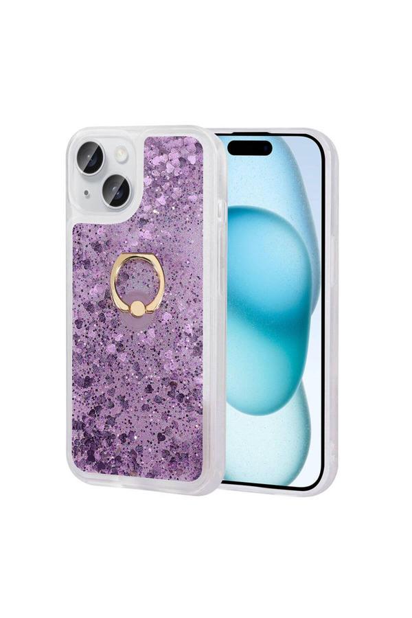 Safa İphone 15 Plus Uyumlu Zore Milce Kılıf-Mor - Image 1