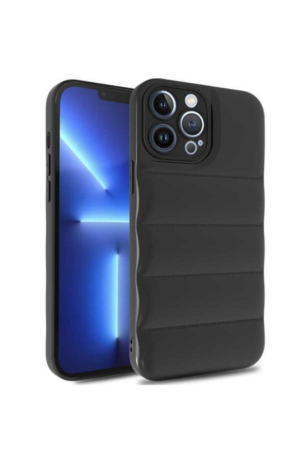 Zore İphone 12 Pro Max Uyumlu Kasis Kılıf-Siyah - Image 1