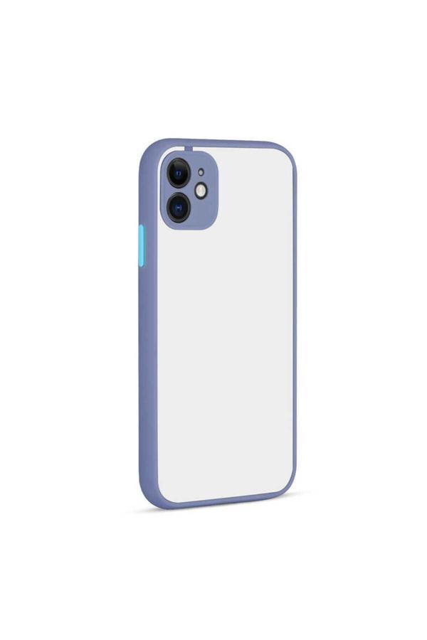 Zore İphone 12 Mini Uyumlu Hux Kılıf-Mor - Image 1