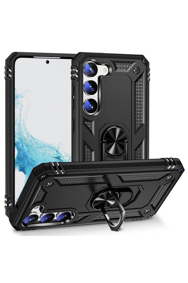 Zore Galaxy S23 Uyumlu Zore Vega Kılıf-Siyah - Image 1