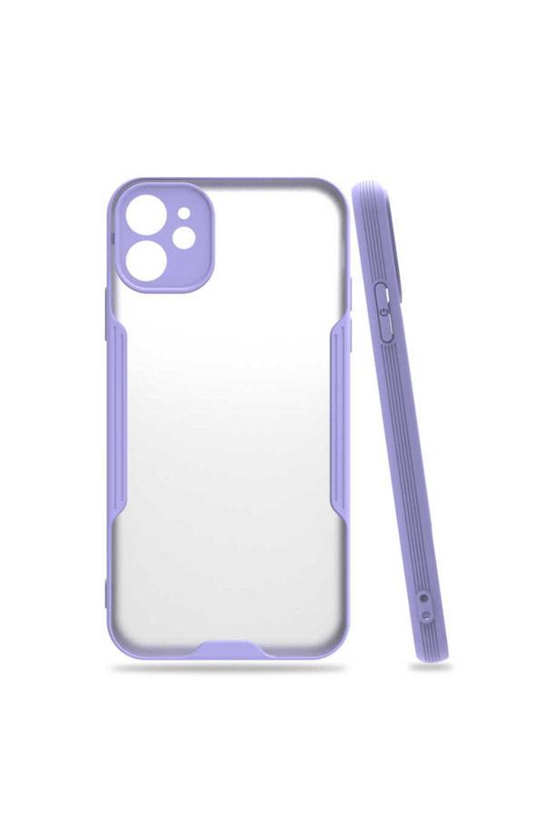 Zore İphone 11 Uyumlu Parfe Kılıf-Mor - Image 1