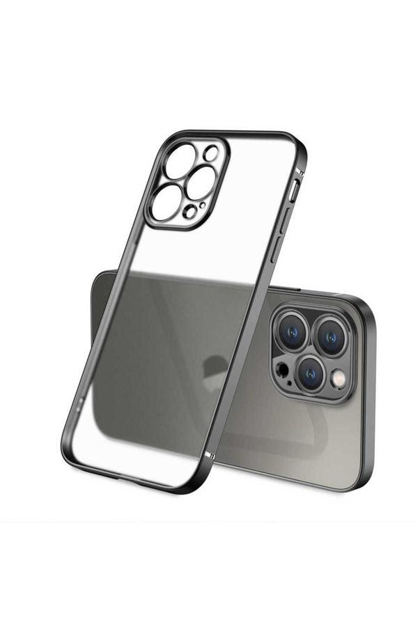 Zore İphone 13 Pro Max Uyumlu Csm Mat Gbox Kılıf-Siyah - Image 1