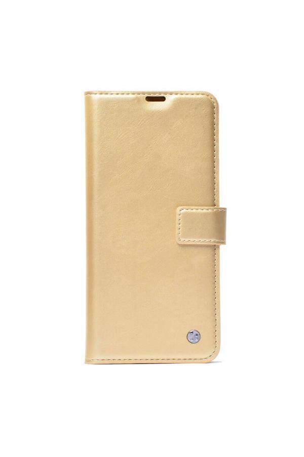 Base Dijital Galaxy S24 Uyumlu Zore  Kar Deluxe Kılıflı Uyumlu -Gold - Image 1