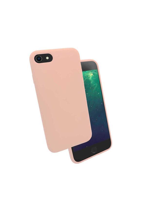 Safa İphone Se 2022 Uyumlu Zore Silk Silikon-Pembe - Image 1