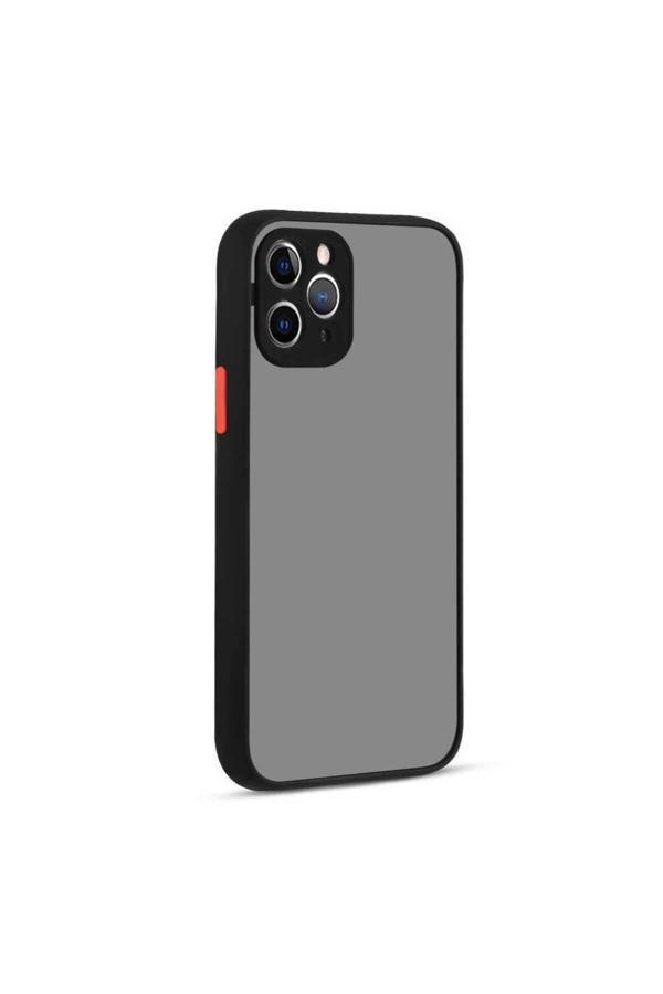Zore İphone 12 Pro Max Uyumlu Zore Hux Kılıf-Siyah - Image 1