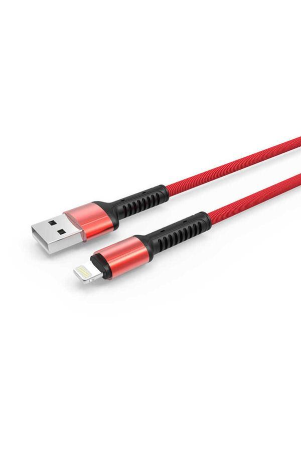 Zore Kırmızı Ls63 Lightning Usb Kablo-Zore - Image 1