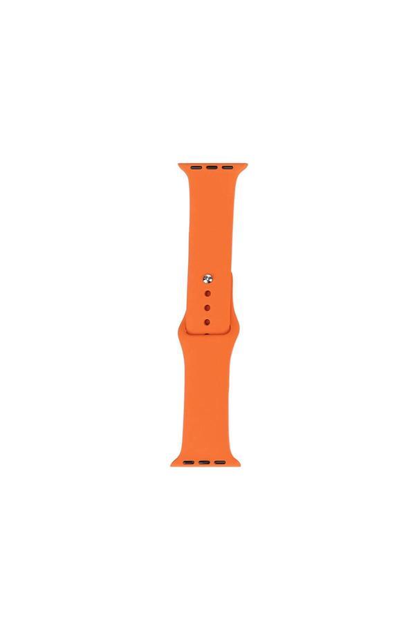 Noir318 Watch 7 41Mm Band Serisi Klasik Kordon Silikon Strap Kayış-Turuncu - Image 1