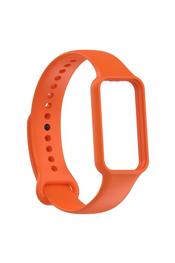 Riseofglc Xiaomi Amazfit Band 7 Uyumlu Krd-87 Uyumlu Zore Kordon Turuncu - Image 1