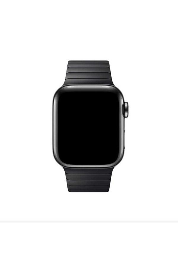 Kılıftech Watch 38Mm Uyumlu Krd-35 Metal Zore Kordon-Siyah - Image 1