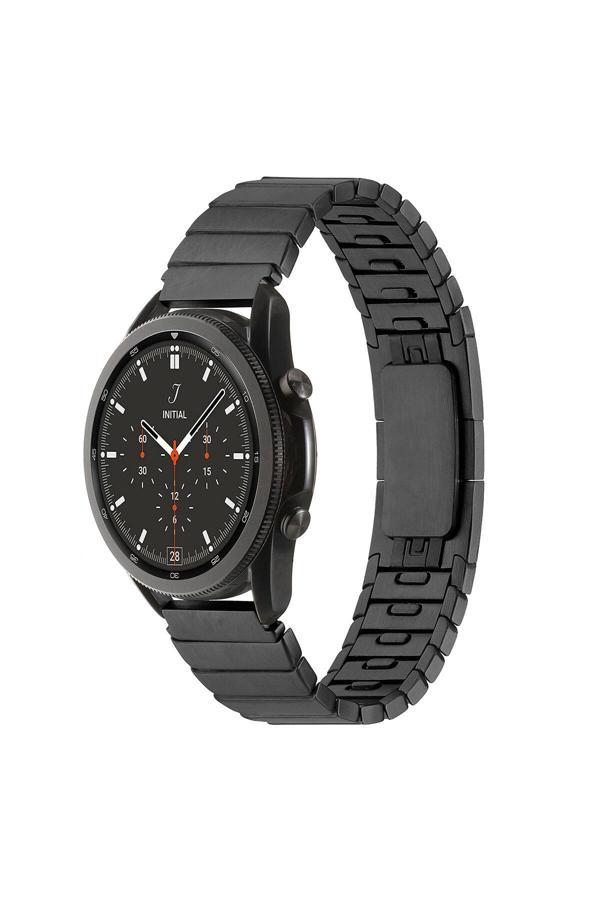 Resveq Gear S3 (22Mm) Uyumlu Krd-82 22Mm Metal Zore Kordon-Siyah - Image 1