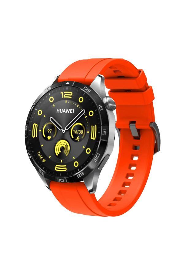 Safa Huawei Gt4 22Mm Uyumlu Clo- Krd-95 Silikon Kordon-Turuncu - Image 1