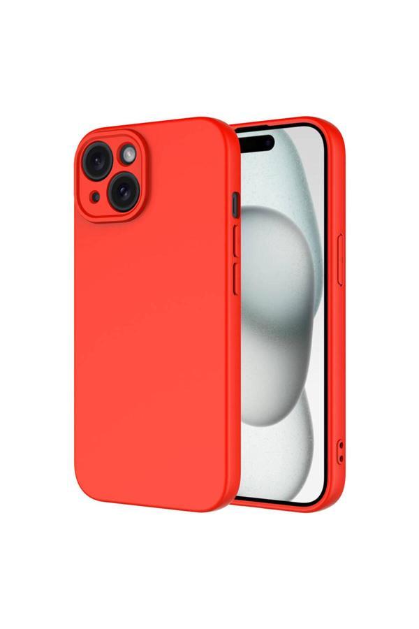 Zore İphone 15 Plus Kılıf Zore Mara Lansman Kapak-Pembe - Image 1