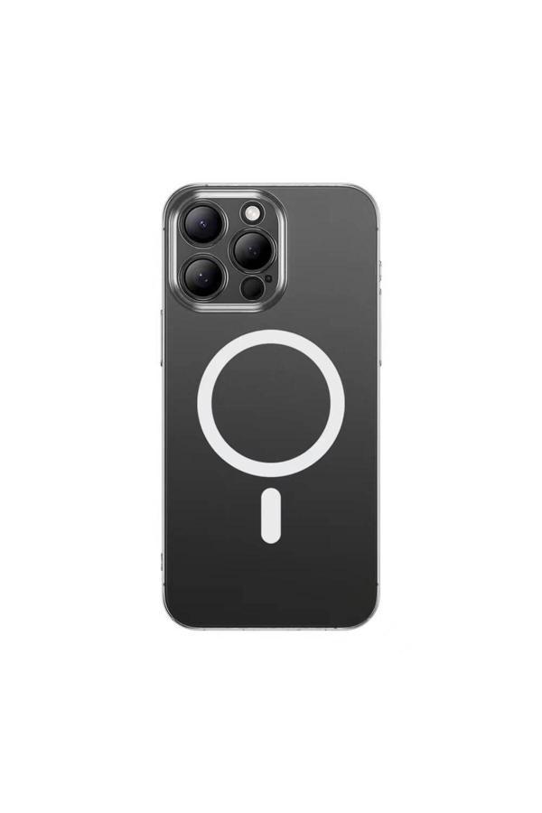 Zore Apple Iphone 15 Pro Kılıf Magsafe Şarj Özellikli Toz Önleyici Helo Kapak - Image 1