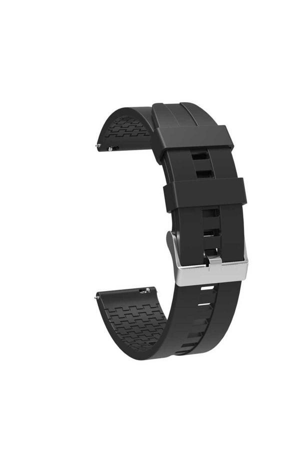 Safa Huawei Gt2 42Mm Krd-23 20Mm Uyumlu Zore Kordon-Siyah - Image 1