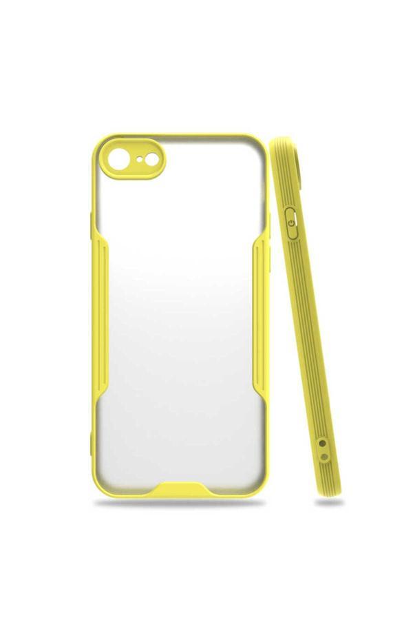 Zore İphone Se 2022 Uyumlu Parfe Kılıf-Sarı - Image 1