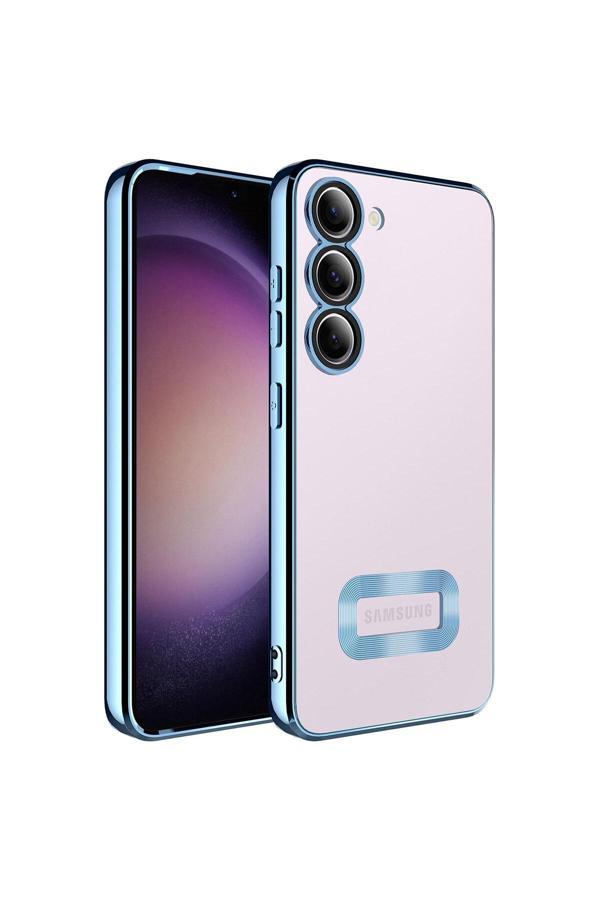 Zen Aksesuar Galaxy S23 Plus Uyumlu Kamera Korumalı Logo Gösteren Zore Omega Kılıf-Sierra Mavi - Image 1