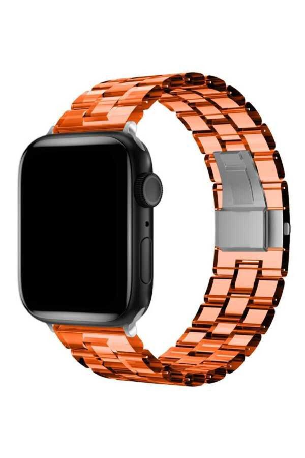 Zore Watch Ultra 49Mm Kordon Uyumlu Krd-33 Strap Kayış Clo- Turuncu - Image 1