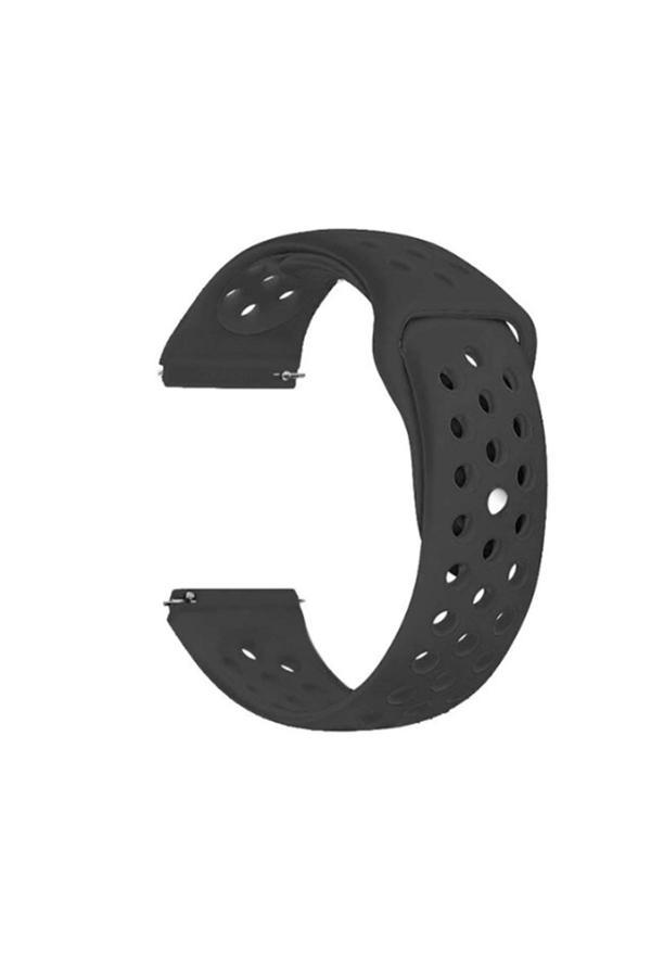 Szr Store Gear S3 (22Mm) Krd-02 Uyumlu Zore Kordon-Siyah - Image 1