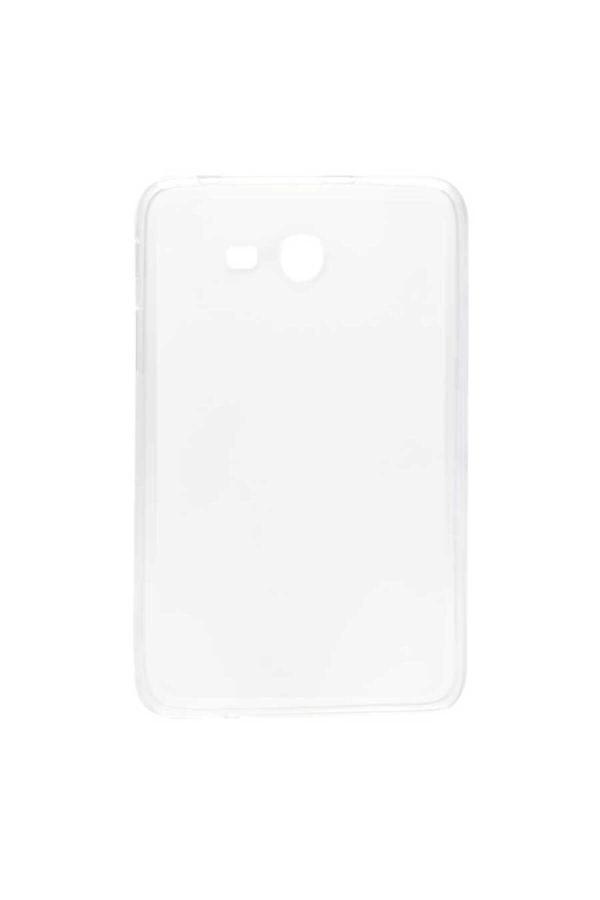 Safa Galaxy Tab 3 Lite 7.0 T110 Kılıf  Uyumlu Zore Tablet Süper Silikon Kapak-Beyaz - Image 1