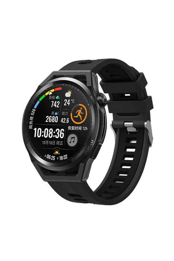 Kılıftech Galaxy Watch Active 2 40Mm Krd-55 Uyumlu Pat Kordon Siyah - Image 1