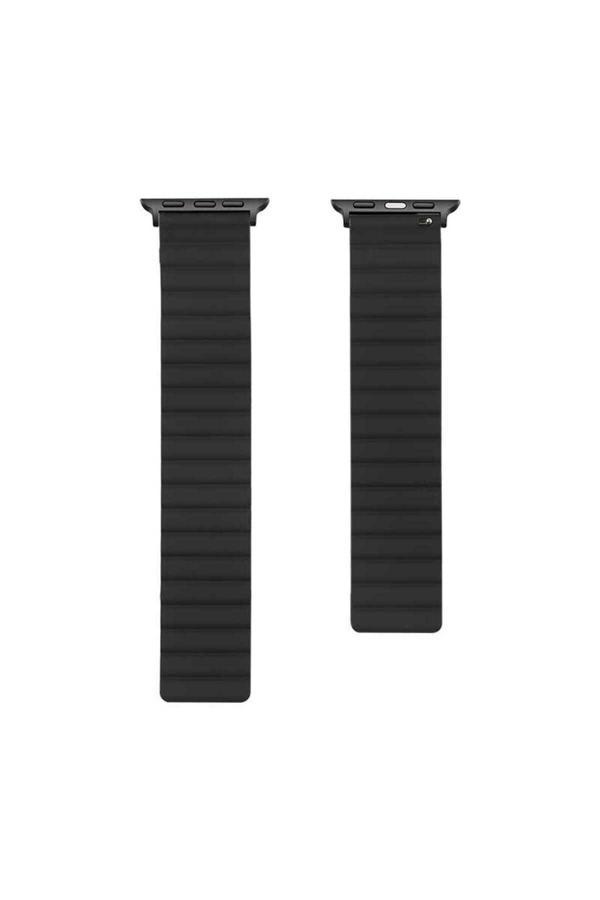 Kılıftech Watch 7 41Mm Uyumlu Krd-52 Zore Kordon-Siyah - Image 1