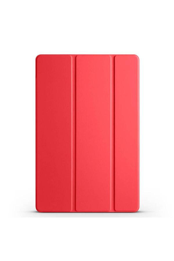 Kılıfda Kılıf Galaxy Tab A9 Plus Uyumlu Zore Smart Cover Standlı 1-1 Kılıf-Kırmızı - Image 1