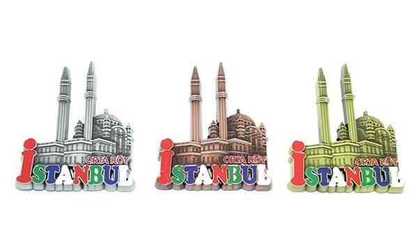 Metal İstanbul Temalı  Yöresel Magnet 2alk80 - Image 1