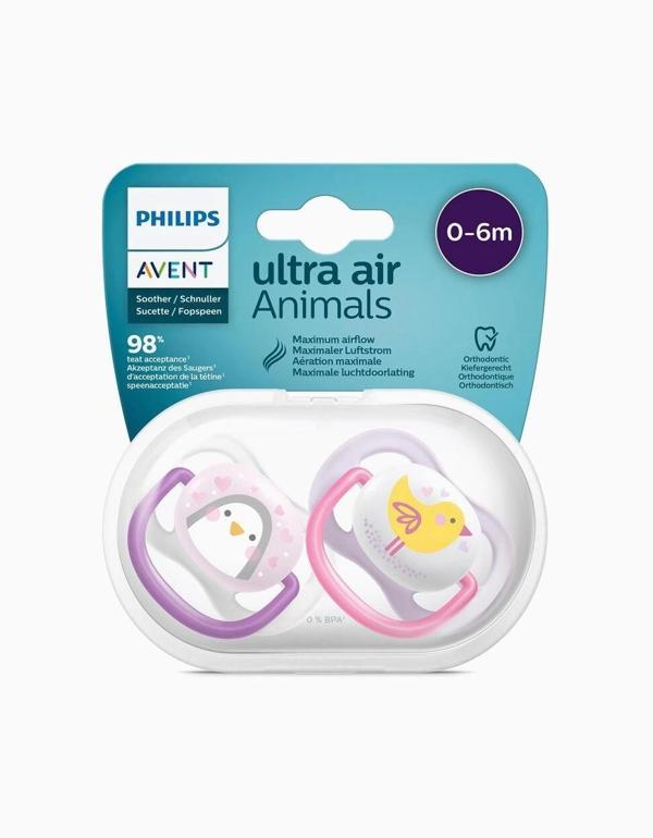 Philips Avent Ultra Air Animals 2li Emzik 0-6 Ay - Kız - Image 1