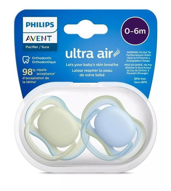 Philips Avent Ultra Air Emzik 0-6 Ay 2li SCF085/21 - Image 1
