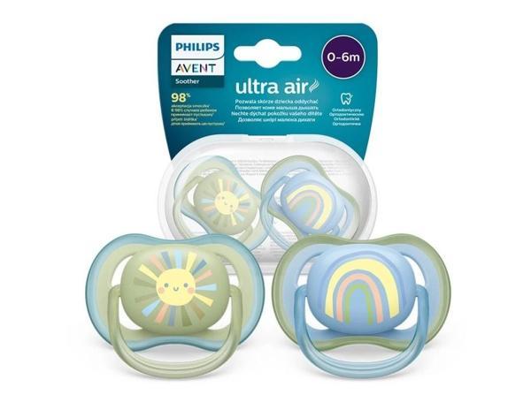 Philips Avent Ultra Air Emzik 0-6 Ay 2li SCF085/58 - Image 1