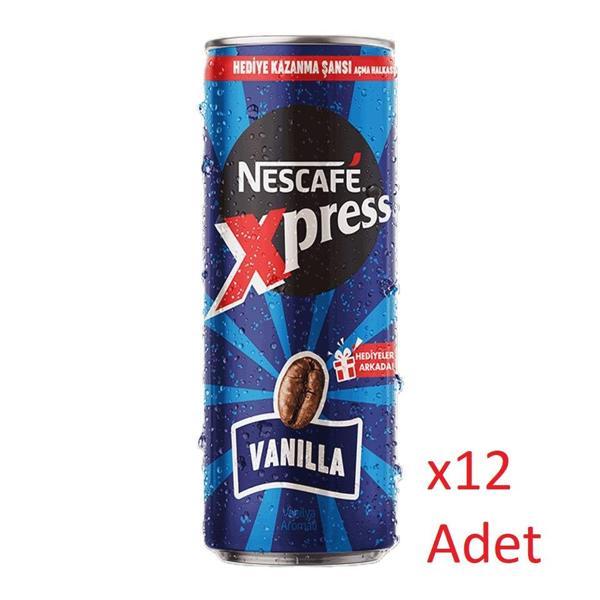 Nescafe Xpress Vanilla Kahve Aromalı Sütlü İçecek 250 ml - 12 Adet  - Image 1