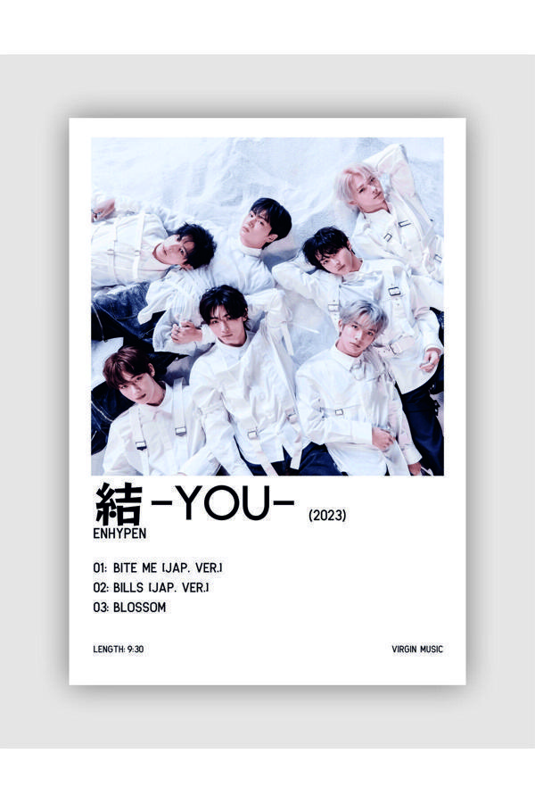 Fırsatlar Diyarı Enhypen ||-You- K-Pop Duvar Posteri - Duvar Dekoru - Kalın Kağıt - Çerçevesiz - Image 1