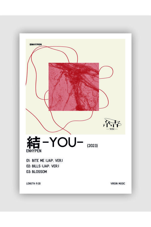 Fırsatlar Diyarı Enhypen ||-You- K-Pop Duvar Posteri - Duvar Dekoru - Kalın Kağıt - Çerçevesiz - Image 1