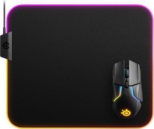 SteelSeries Qck Prism Cloth (Kumaş) Medium RGB Oyun Mousepad - Image 1