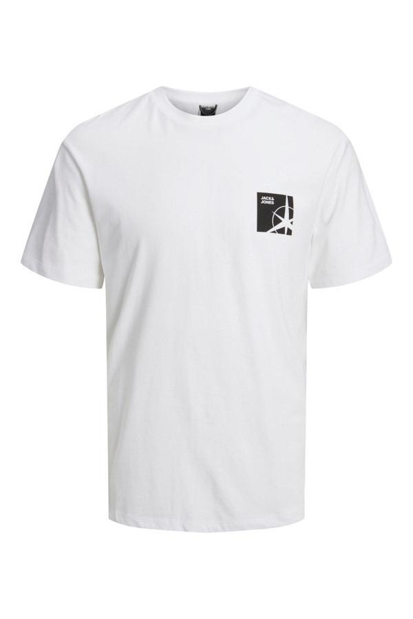 Jack&Jones Jack Jones Arkası Baskılı Yuvarlak Yaka Erkek Tişört 12235164 - Image 1