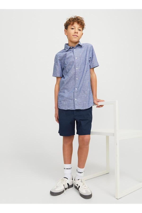 Jack&Jones Lastikli Bel Normal Lacivert Erkek Çocuk Şort 12275013 - Image 1