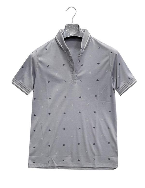 Troy Yakalı Slim Fit Kısa Kol Erkek Tişört-6731 - Image 1