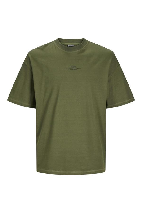 Jack&Jones 12256398 Jcoaustın Photo Tee Ss Crew Neck Cypress  Tshirt - Image 1