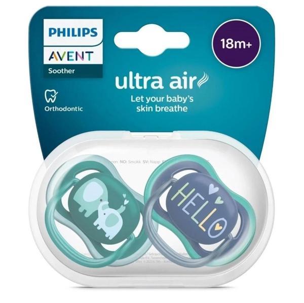 Philips Avent Ultra Air Emzik +18 Ay 2li Erkek SCF349/18 - Image 1